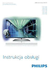 Instrukcja Philips 42PFL7108 Telewizor LED