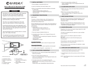 Handleiding Barska AX11620 Kluis