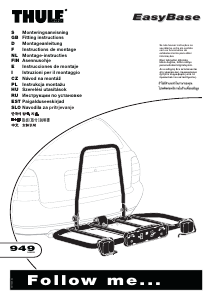 Instrukcja Thule EasyBase 949 Bagażnik rowerowy