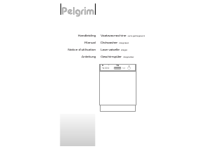 Mode d’emploi Pelgrim GVW840RVS Lave-vaisselle