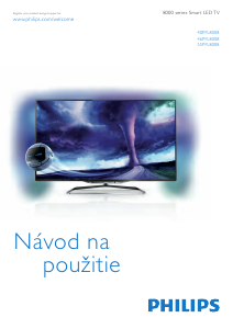 Návod Philips 46PFL8008 LED televízor