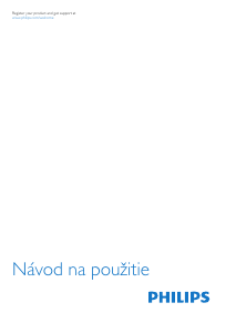 Návod Philips 48PFK5509 LED televízor
