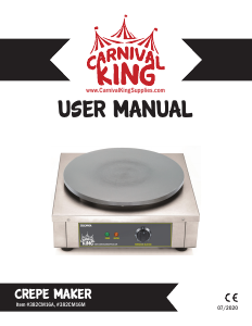 Manual Carnival King 382CM16M Crepe Maker