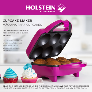 Manual de uso Holstein HF-09013 Máquina de cupcake