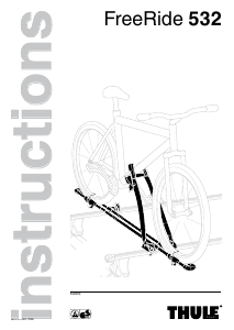Brugsanvisning Thule FreeRide 532 Cykelholder