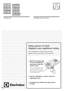 Handleiding Electrolux EHG8260GE Kookplaat