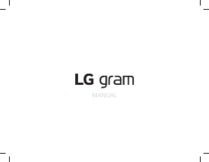 사용 설명서 엘지 17ZD95P-GX50K Gram 랩톱