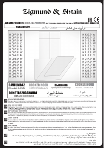 Manual Zigmund and Shtain K 006.51 W Cooker Hood