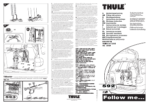 Instrukcja Thule Indoor 592 Bagażnik rowerowy