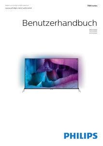 Bedienungsanleitung Philips 48PUS7600 LED fernseher