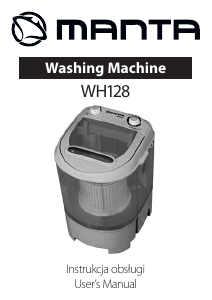 Handleiding Manta WH128 Wasmachine