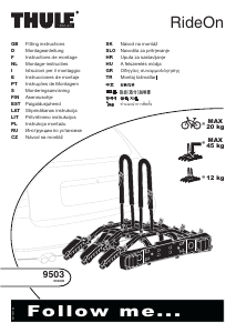 Handleiding Thule RideOn 9503 Fietsendrager