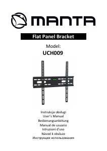 Handleiding Manta UCH009 Muurbeugel