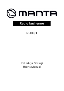 Handleiding Manta RDI101 Radio