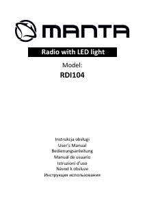 Handleiding Manta RDI104 Radio