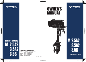 Handleiding Tohatsu M2.5A2 Buitenboordmotor