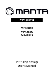 Bruksanvisning Manta MP4284S Mp3 spelare