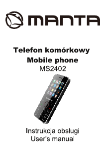 Instrukcja Manta MS2402 Telefon komórkowy