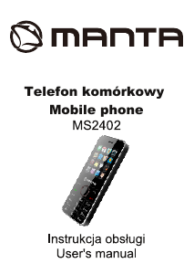 Bruksanvisning Manta MS2402 Mobiltelefon
