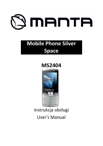 Instrukcja Manta MS2404 Telefon komórkowy