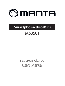 Instrukcja Manta MS3501 Telefon komórkowy