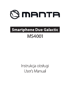 Instrukcja Manta MS4001 Telefon komórkowy