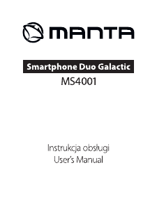 Bruksanvisning Manta MS4001 Mobiltelefon