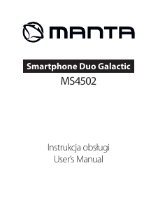 Instrukcja Manta MS4502 Telefon komórkowy