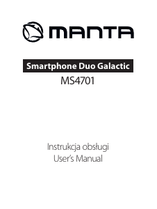 Bruksanvisning Manta MS4701 Mobiltelefon
