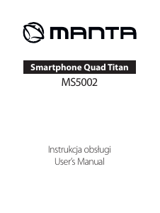 Instrukcja Manta MS5002 Telefon komórkowy
