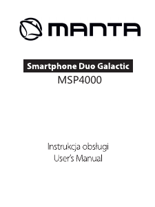 Instrukcja Manta MSP4000 Telefon komórkowy