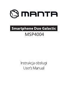 Instrukcja Manta MSP4004 Telefon komórkowy
