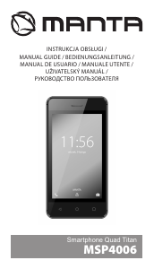 Instrukcja Manta MSP4006 Telefon komórkowy