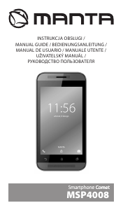 Manuale Manta MSP4008 Telefono cellulare