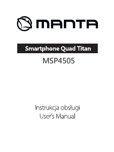 Instrukcja Manta MSP4505 Telefon komórkowy