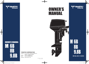 Handleiding Tohatsu M6B Buitenboordmotor