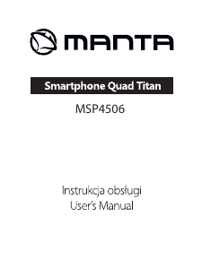 Instrukcja Manta MSP4506 Telefon komórkowy