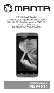 Manual Manta MSP4511 Mobile Phone