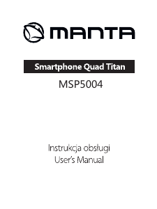 Instrukcja Manta MSP5004 Telefon komórkowy