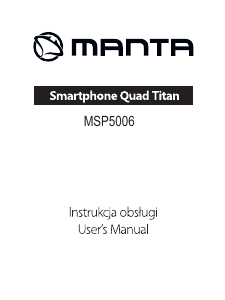 Instrukcja Manta MSP5006 Telefon komórkowy
