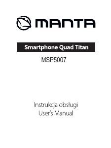 Instrukcja Manta MSP5007 Telefon komórkowy