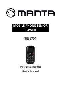 Instrukcja Manta TEL1704 Telefon komórkowy