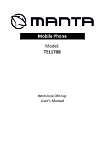 Manual Manta TEL1708 Mobile Phone