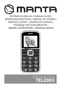 Mode d’emploi Manta TEL2003 Téléphone portable
