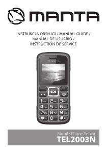 Instrukcja Manta TEL2003N Telefon komórkowy