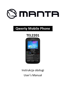 Instrukcja Manta TEL2201 Telefon komórkowy