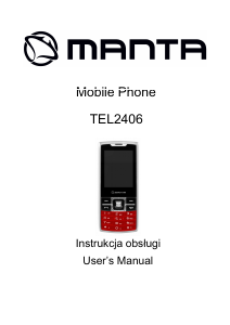 Instrukcja Manta TEL2406 Telefon komórkowy