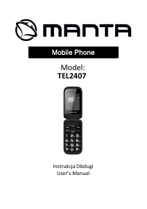 Manual Manta TEL2407 Mobile Phone