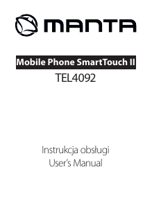 Instrukcja Manta TEL4092 Telefon komórkowy