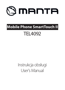 Bruksanvisning Manta TEL4092 Mobiltelefon